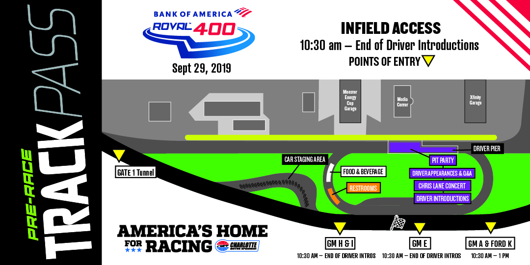 Bank of America ROVAL™ 400 Events Charlotte Motor Speedway